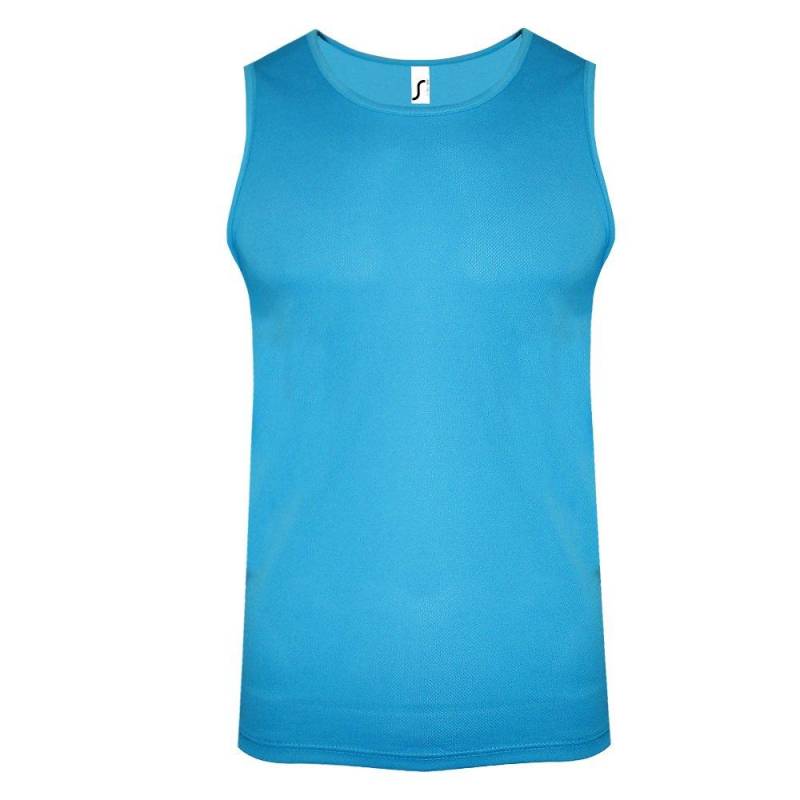 Sporty Performance Tank Top Herren Aquamarine M von SOLS