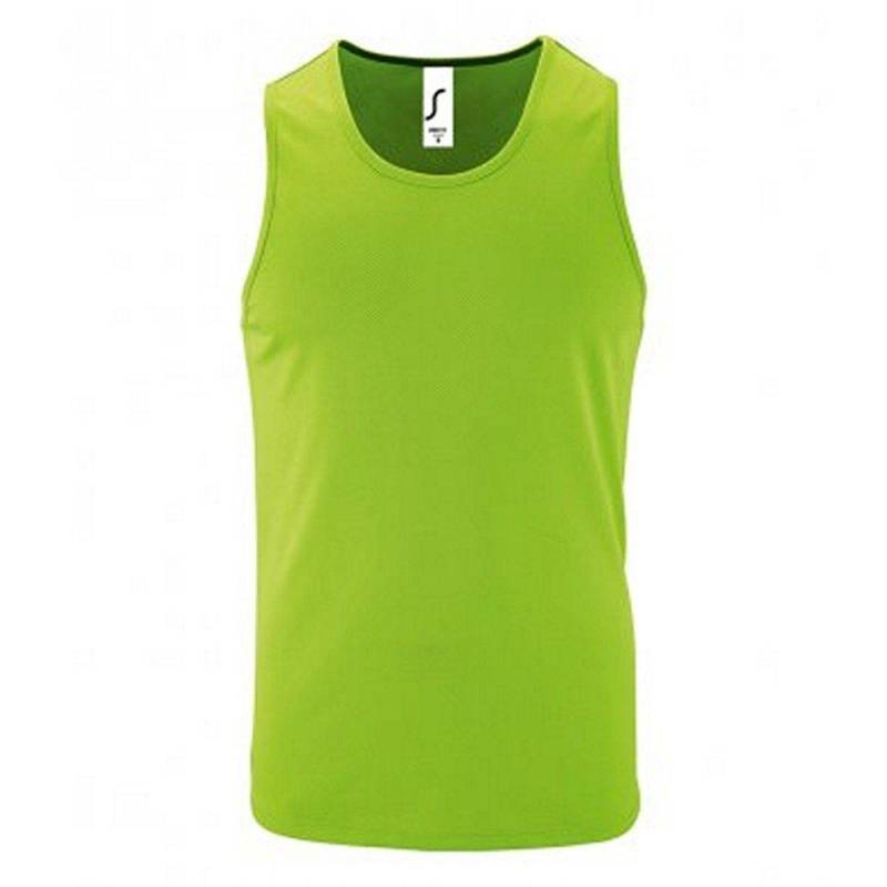 Sporty Performance Tank Top Herren Grün XL von SOLS