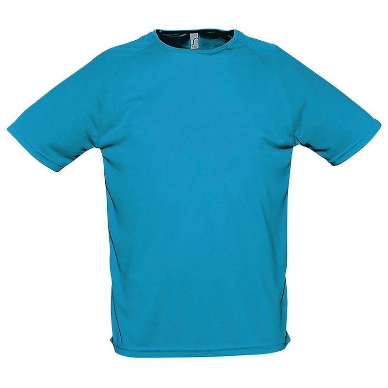 Sporty Performance Tshirt, Kurzarm, Rundhals Herren Aquamarine XS von SOLS