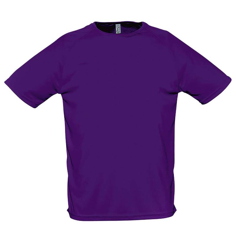 Sporty Performance Tshirt, Kurzarm, Rundhals Herren Lila XXS von SOLS