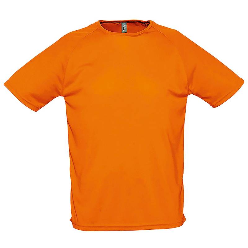 Sporty Performance Tshirt, Kurzarm, Rundhals Herren Orange XS von SOLS