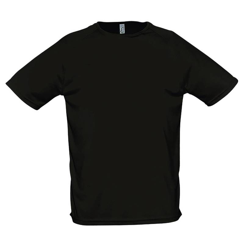 Sporty Performance Tshirt, Kurzarm, Rundhals Herren Schwarz XS von SOLS