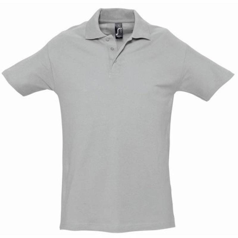 Spring Ii Poloshirt, Kurzarm Herren Taubengrau S von SOLS