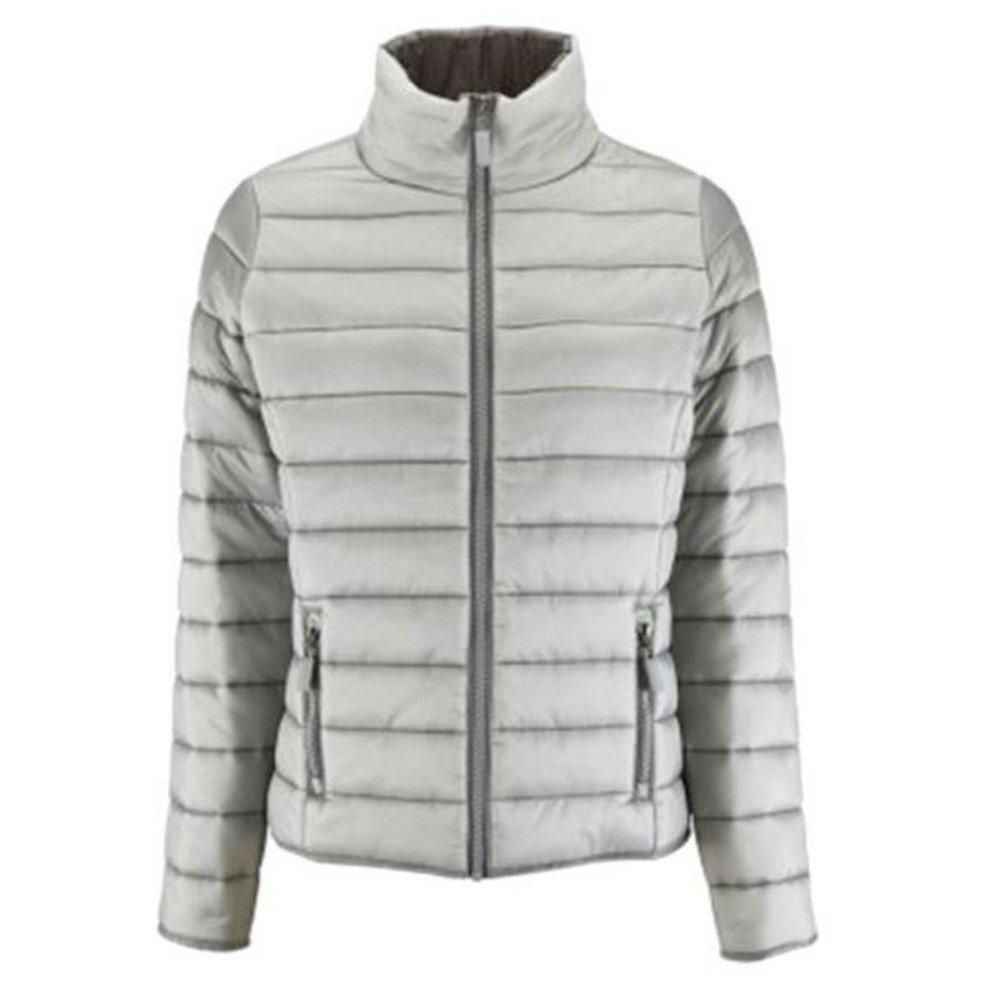 Steppjacke Jacke, Gepolstert, Wasserabweisend Damen Grau XL von SOLS