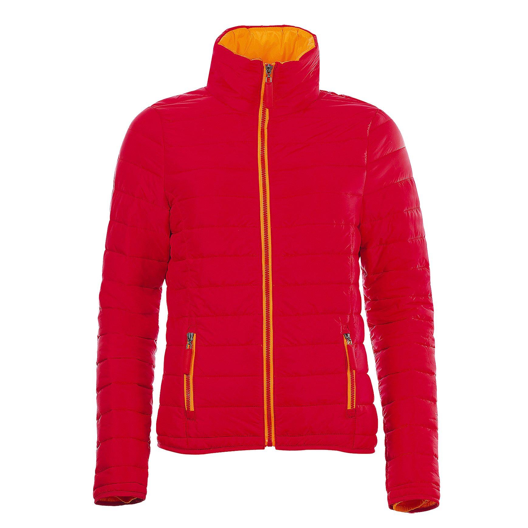 Steppjacke Jacke, Gepolstert, Wasserabweisend Damen Rot Bunt M von SOLS