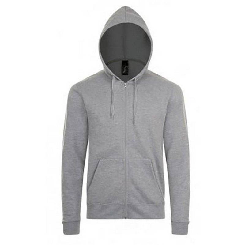 Stone Kapuzenjacke Herren Taubengrau M von SOLS