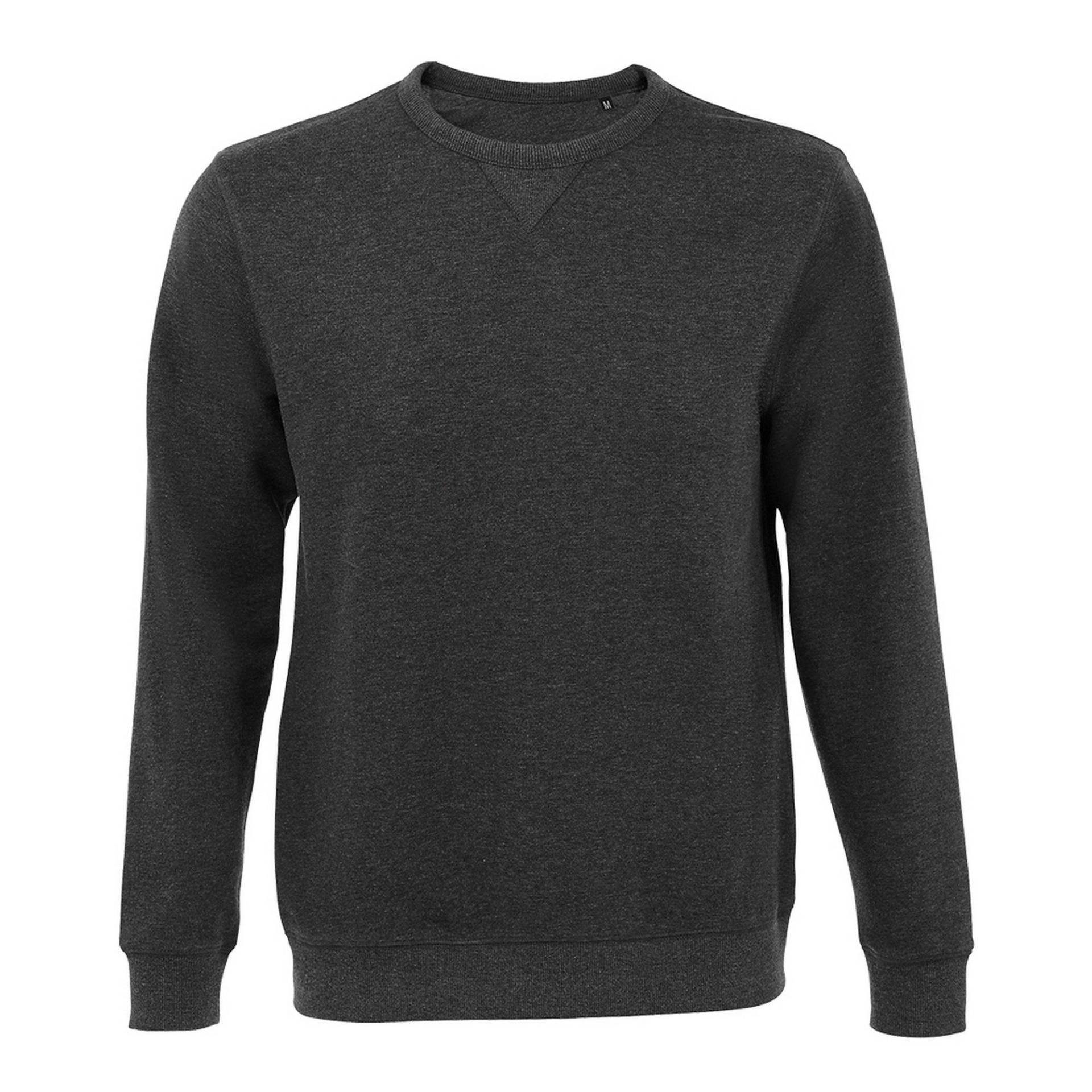 Sully Sweatshirt Damen Charcoal Black S von SOLS