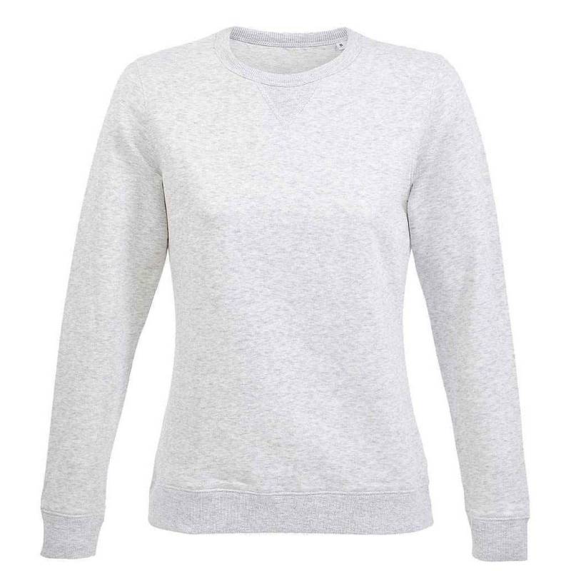 Sully Sweatshirt Damen Grau M von SOLS