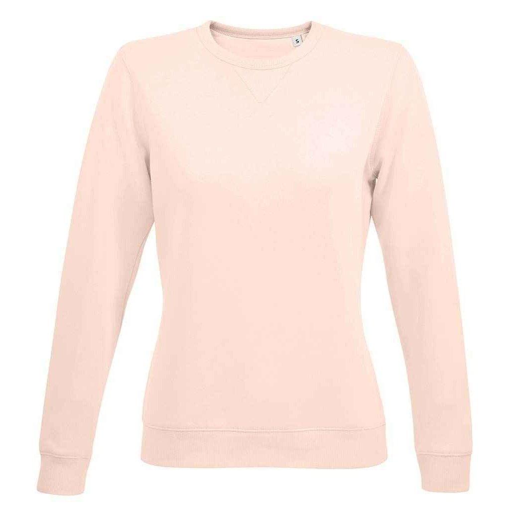 Sully Sweatshirt Damen Hellrosa L von SOLS