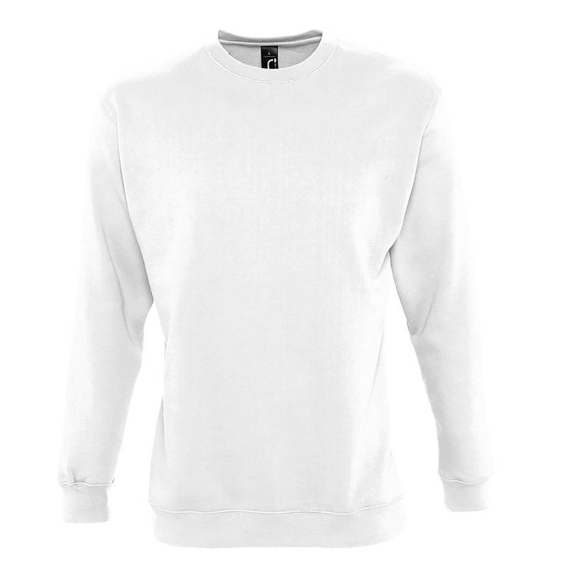 Supreme Sweatshirt Damen Weiss L von SOLS