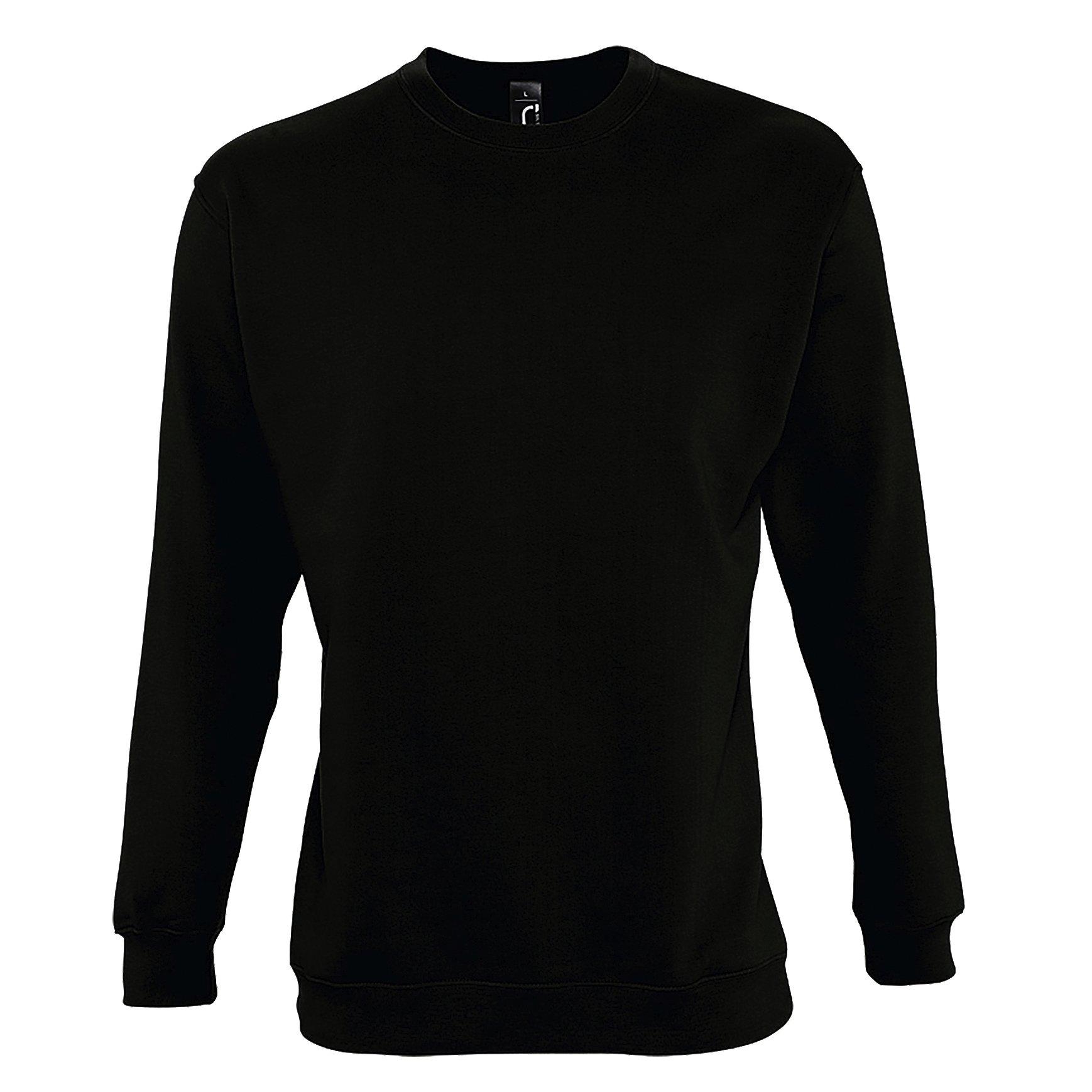 Supreme Sweatshirt Herren Schwarz L von SOLS