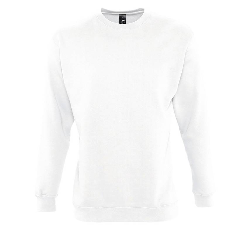 Supreme Sweatshirt Herren Weiss L von SOLS