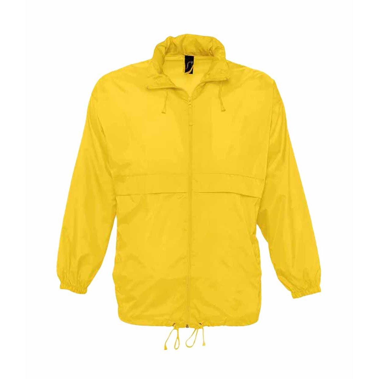 Surf Windbreaker Jacke, Besonders Leicht Damen Gold L von SOLS