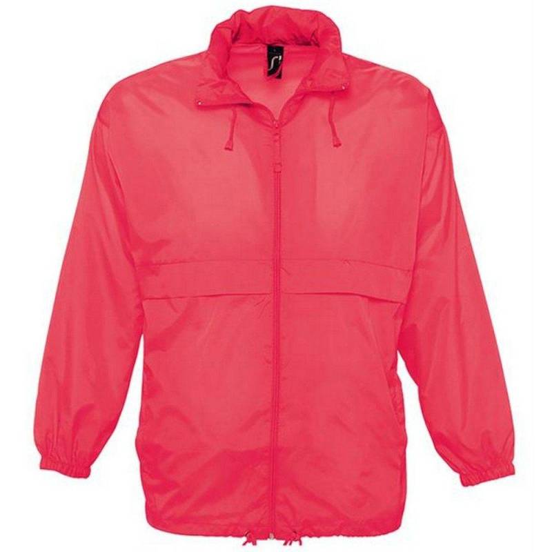 Surf Windbreaker Jacke, Besonders Leicht Damen Korall M von SOLS