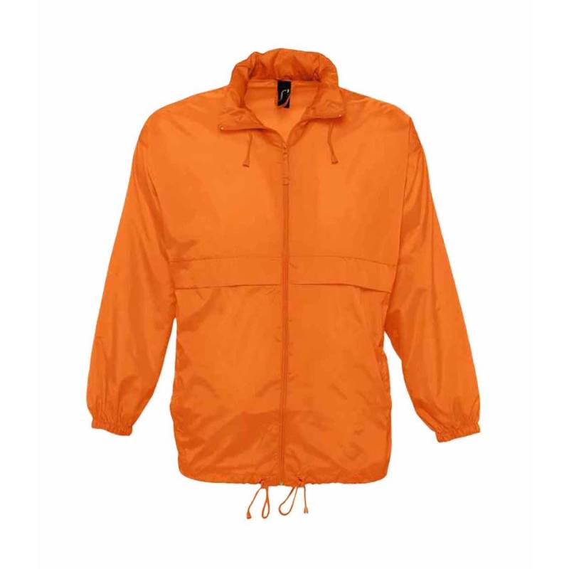 Surf Windbreaker Jacke, Besonders Leicht Damen Orange L von SOLS