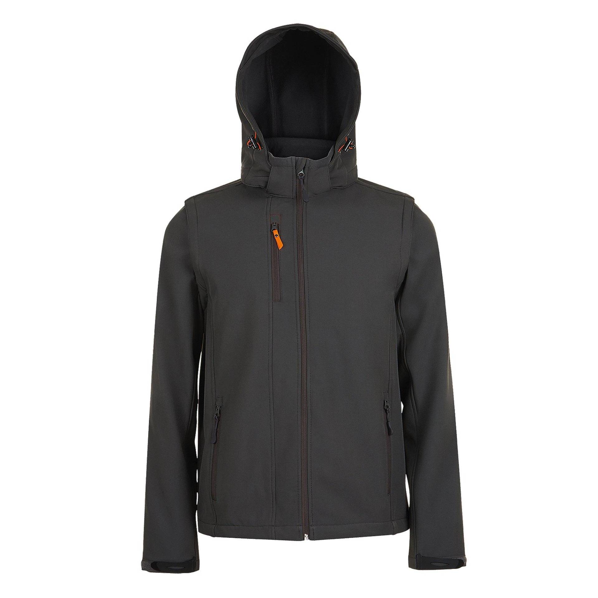 SOLS - Transformer Pro Softshell Jacke, für Herren, Charcoal Black, Größe XS von SOLS