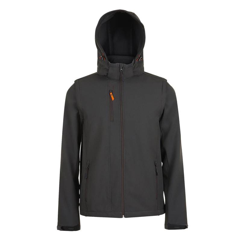 Transformer Pro Softshell Jacke Herren Charcoal Black XS von SOLS