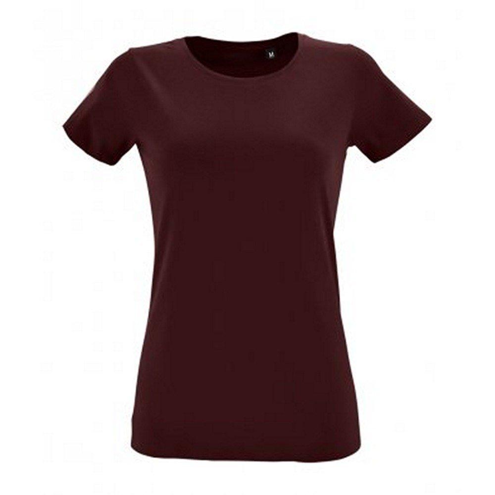 Tshirt, Kurzärmlig Damen Bordeaux XXL von SOLS