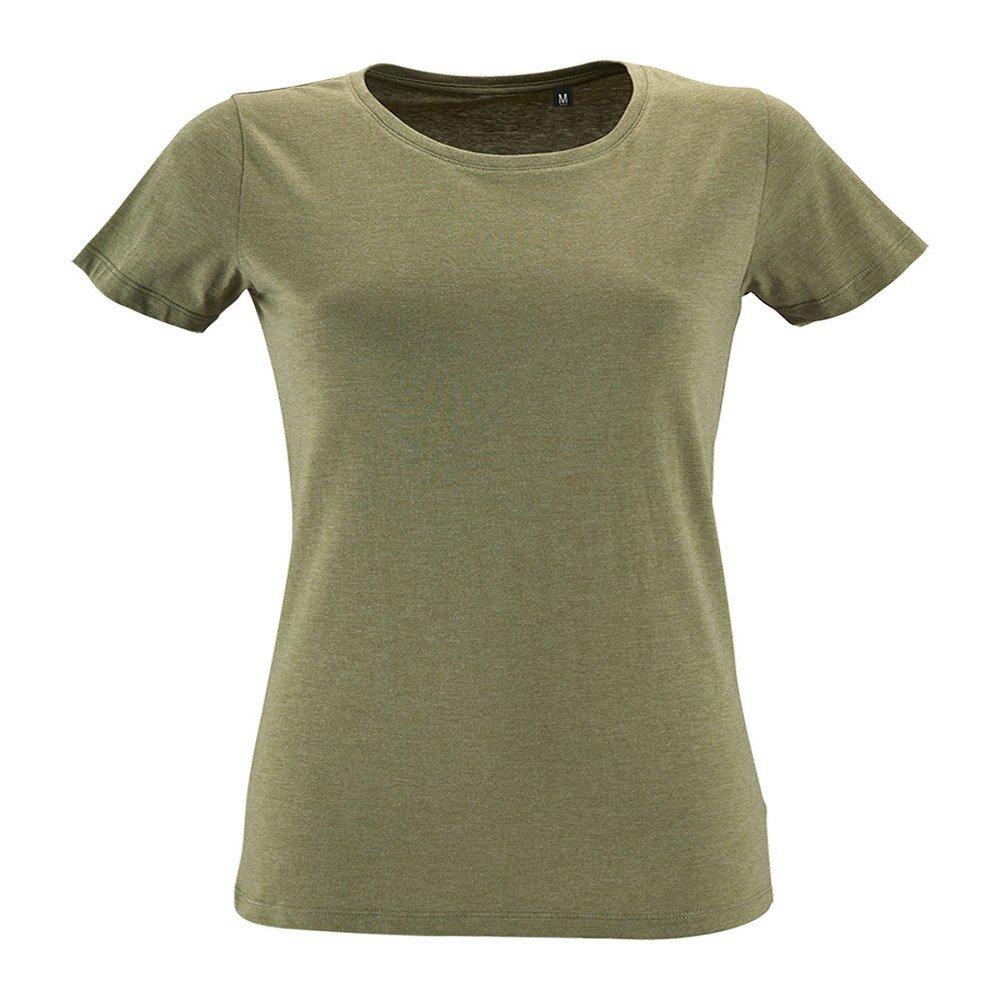 Tshirt, Kurzärmlig Damen Khaki L von SOLS