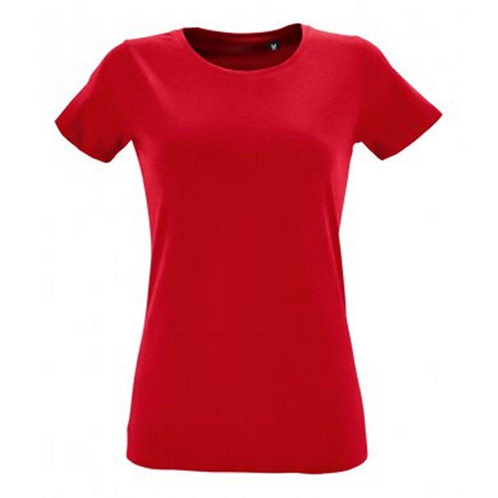 Tshirt, Kurzärmlig Damen Rot Bunt L von SOLS