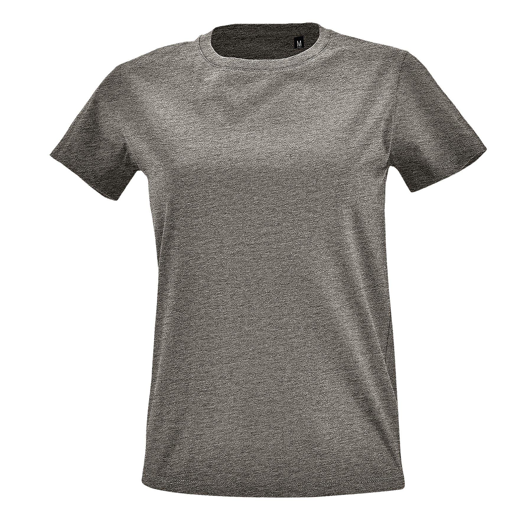 Tshirt, Kurzärmlig Damen Taubengrau XL von SOLS