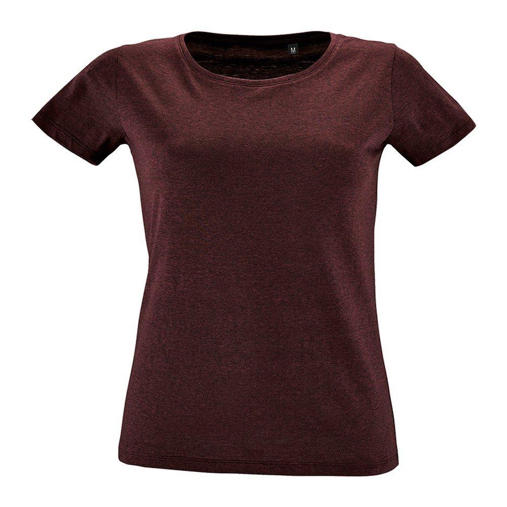 Tshirt, Kurzärmlig Damen Weinrot XL von SOLS