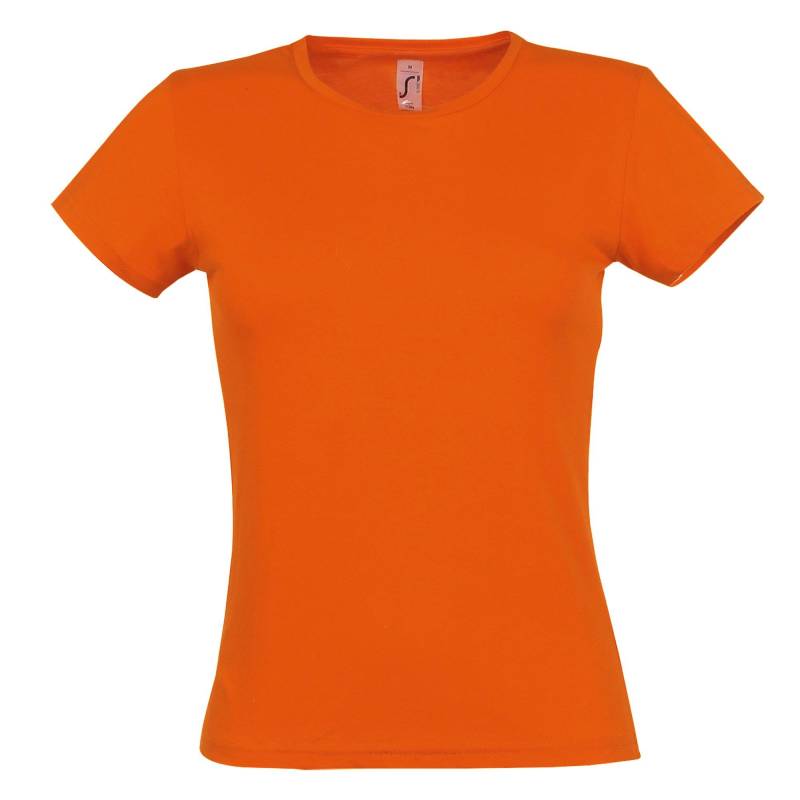 Tshirt, Kurzarm, Rundhalsausschnitt Damen Orange XXL von SOLS