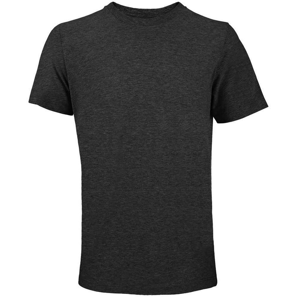 Tshirt Herren Charcoal Black L von SOLS