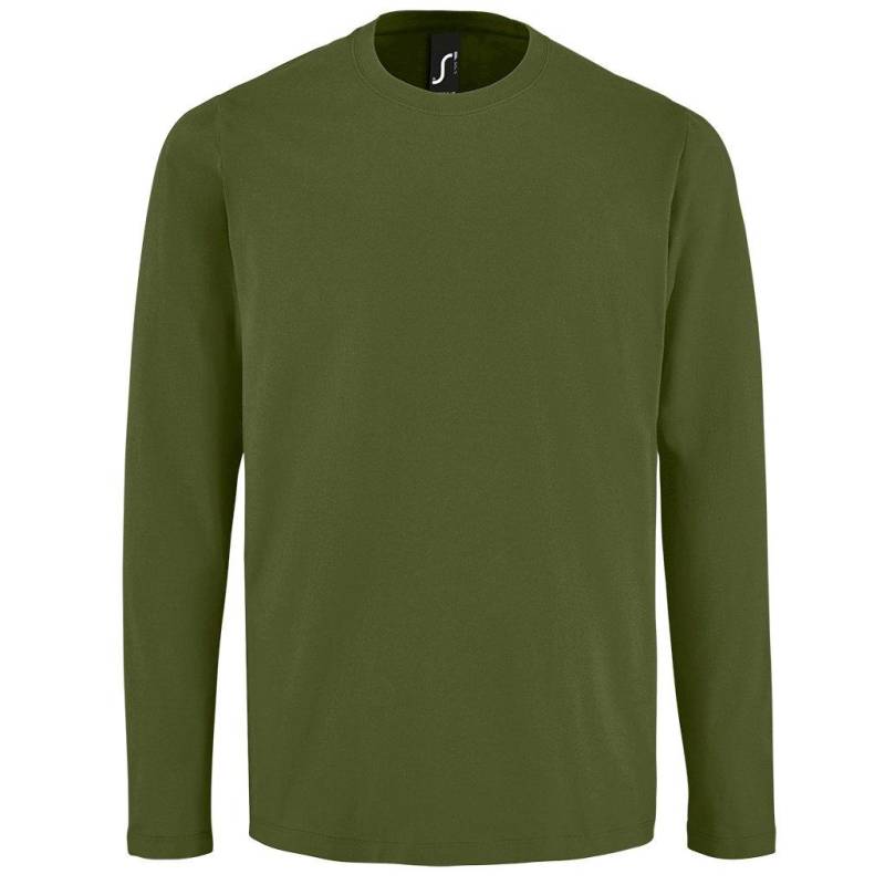 Tshirt Imperial, Langärmlig Herren Khaki L von SOLS