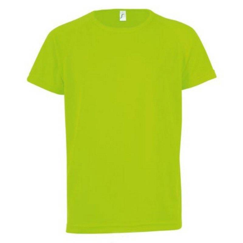 Tshirt Sporty, Kurzarm Jungen Grün 116 von SOLS