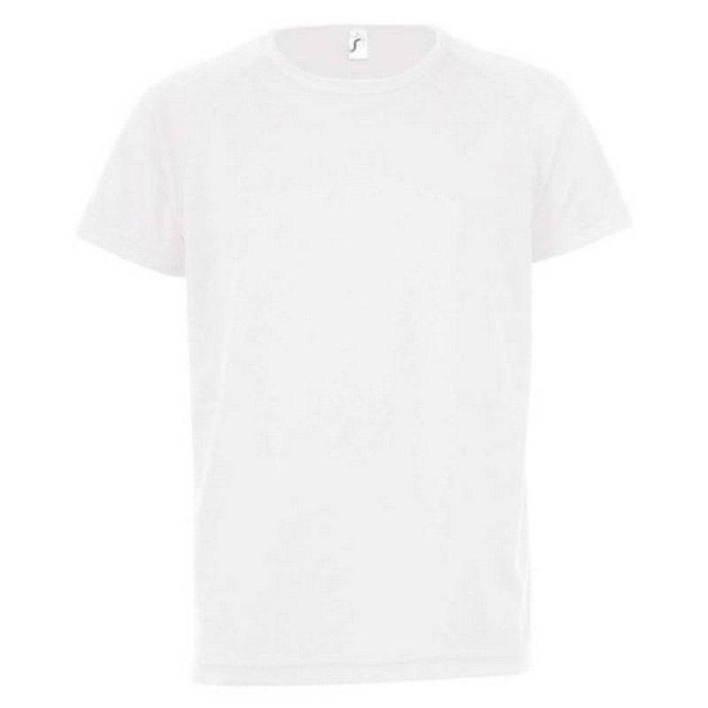 SOLS - TShirt Sporty, Kurzarm, 128, Weiss von SOLS