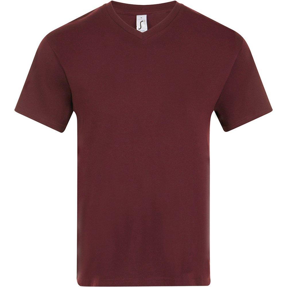 Victory Tshirt, Vausschnitt, Kurzarm Herren Bordeaux L von SOLS