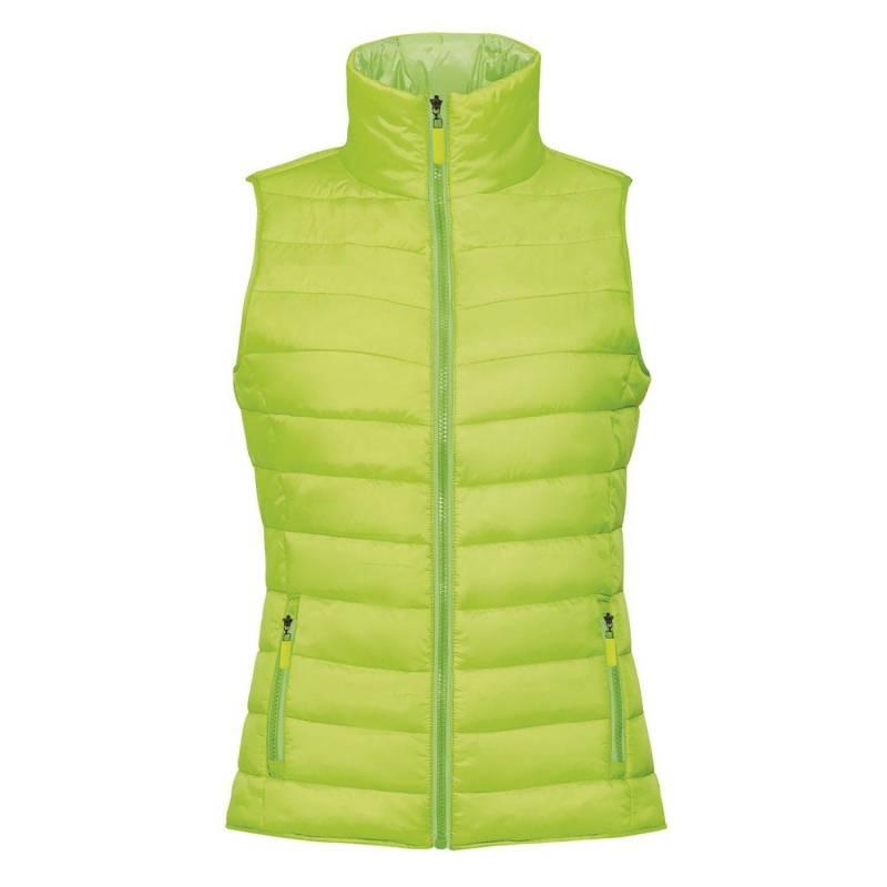 Wave Stepp Westegilet Wasserabweisend Damen Limettengrün XXL von SOLS