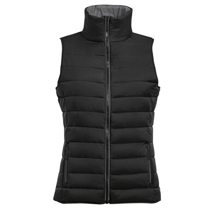 Wave Stepp Westegilet Wasserabweisend Damen Schwarz L von SOLS