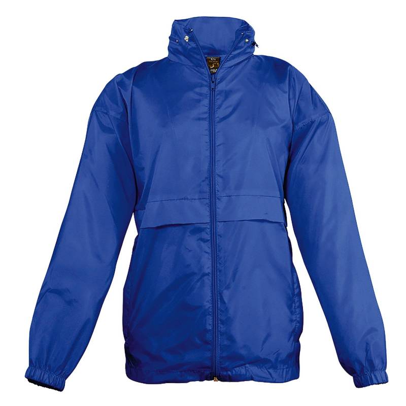 Windbreaker Jacke Surf Jungen Königsblau 140 von SOLS