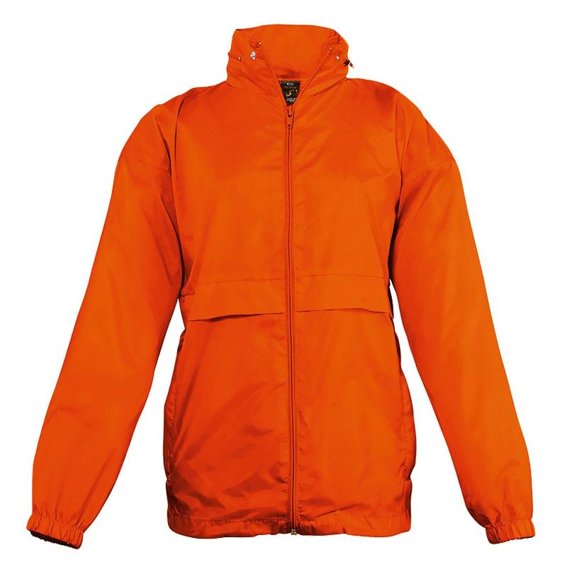 SOLS - Windbreaker Jacke Surf, 116, Orange von SOLS