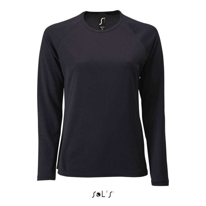 SOLS - daen-t-shirt sporty lsl, für Damen, Größe M von SOLS