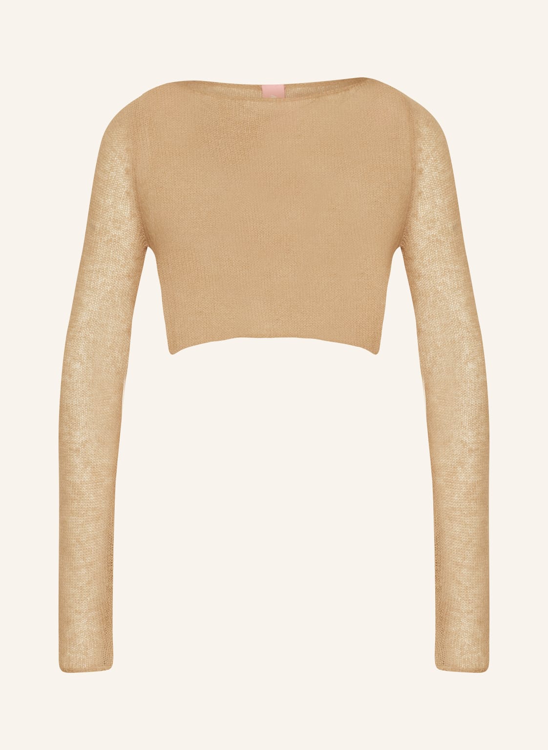 Somethingnew Cropped Pullover Sncamilla beige von SOMETHINGNEW