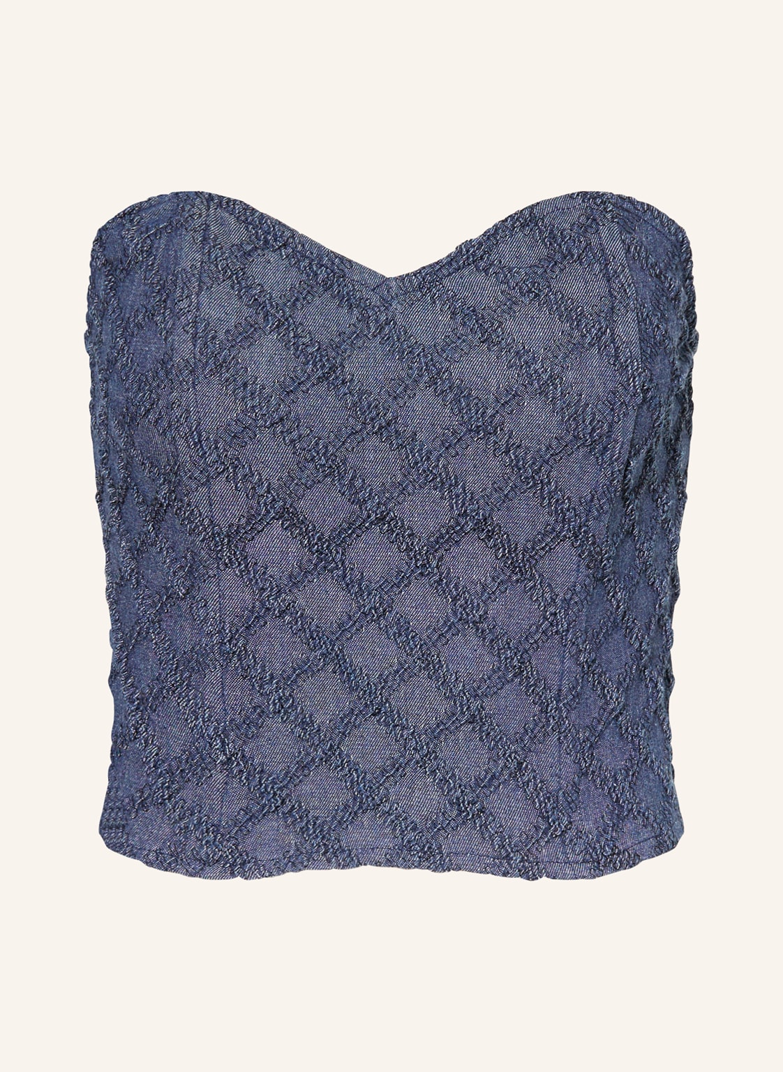 Somethingnew Cropped-Top Snkathrin blau von SOMETHINGNEW