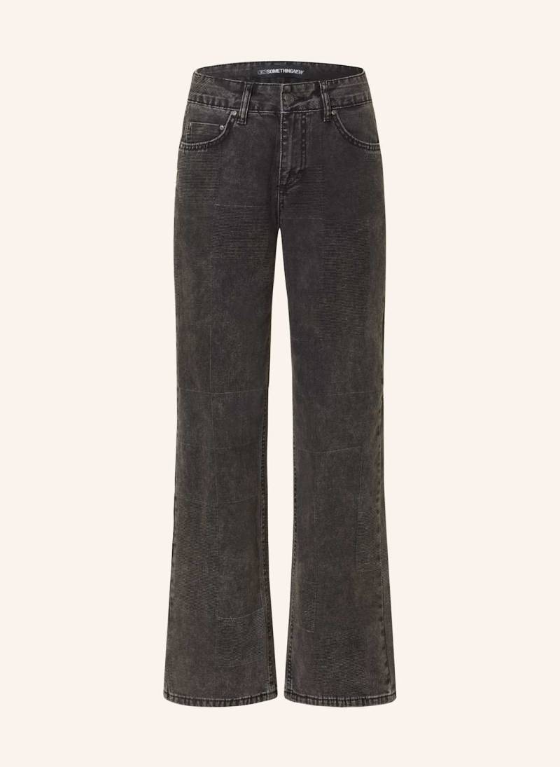 Somethingnew Flared Jeans Snrancy Joan grau von SOMETHINGNEW