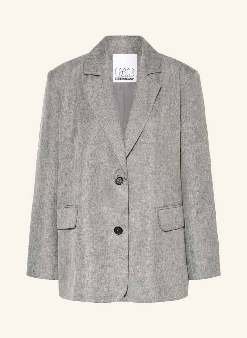 Somethingnew Oversized-Blazer Snnana grau von SOMETHINGNEW