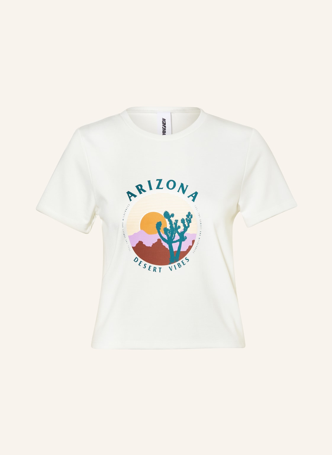 Somethingnew T-Shirt Snarizona weiss von SOMETHINGNEW