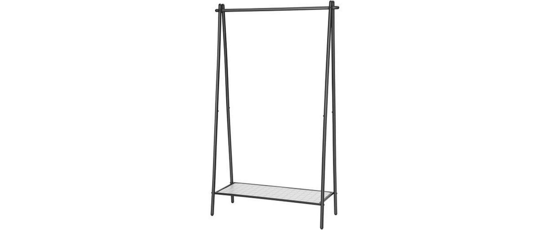 SONGMICS Garderobenständer »153 cm, Schwarz/Schwarz matt« von SONGMICS