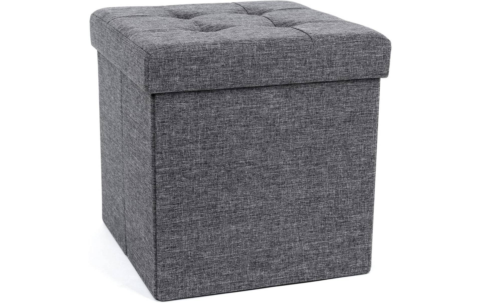 SONGMICS Hocker »Hocker mit Stauraum, Dunkelgrau« von SONGMICS