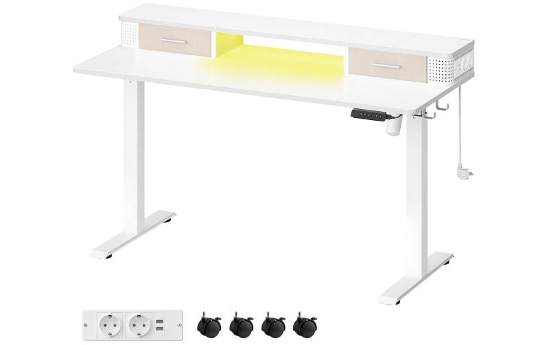 SONGMICS Schreibtisch »140 x 60 cm höhenverstellbar« von SONGMICS