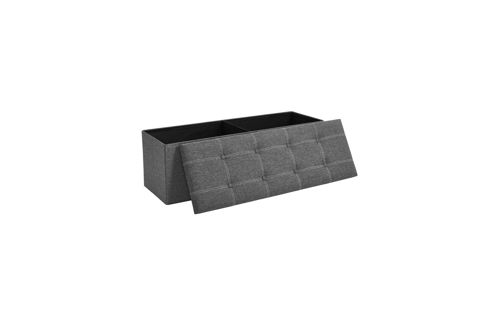 SONGMICS Sitztruhe »mit Aufbewahrung 110 x 38 cm Dunkelgrau« SONGMICS Sitztruhe »mit Aufbewahrung 110 x 38 cm Dunkelgrau« von SONGMICS