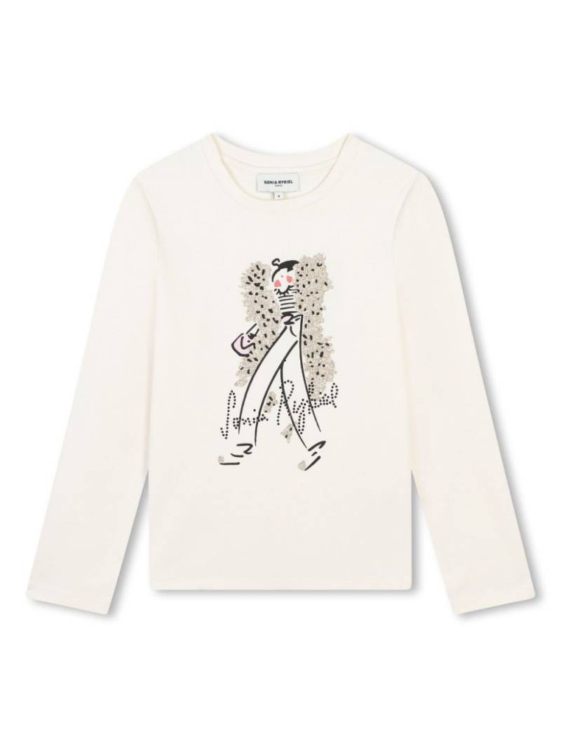 SONIA RYKIEL ENFANT Madame Rykiel-print T-shirt - White von SONIA RYKIEL ENFANT