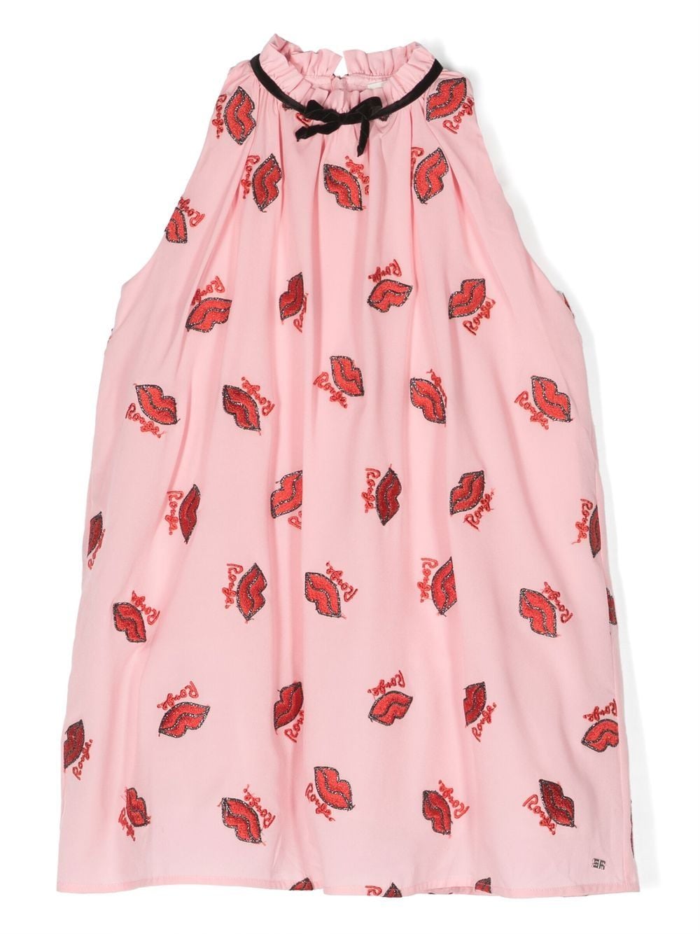 SONIA RYKIEL ENFANT lips motif print sleeveless dress - Pink von SONIA RYKIEL ENFANT