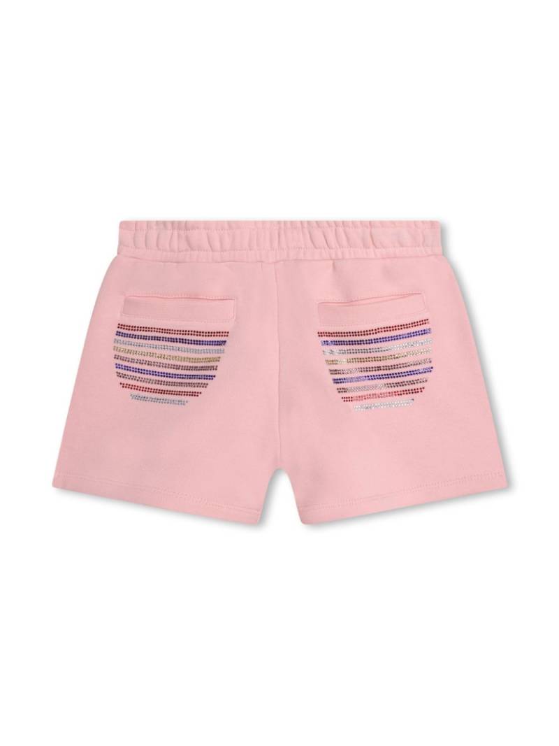 SONIA RYKIEL ENFANT rhinestone-embellished cotton shorts - Pink von SONIA RYKIEL ENFANT