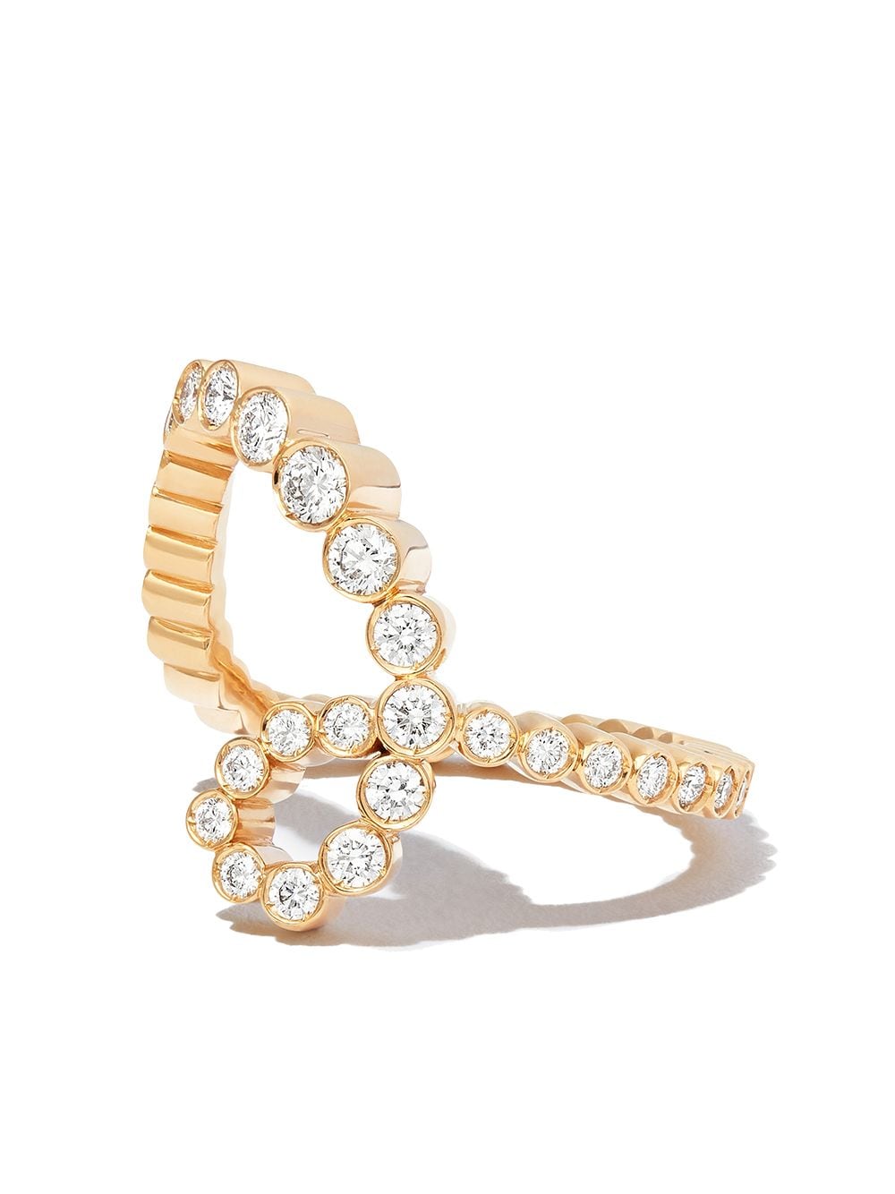 Sophie Bille Brahe 18kt yellow gold Ensemble twist diamond ring von Sophie Bille Brahe